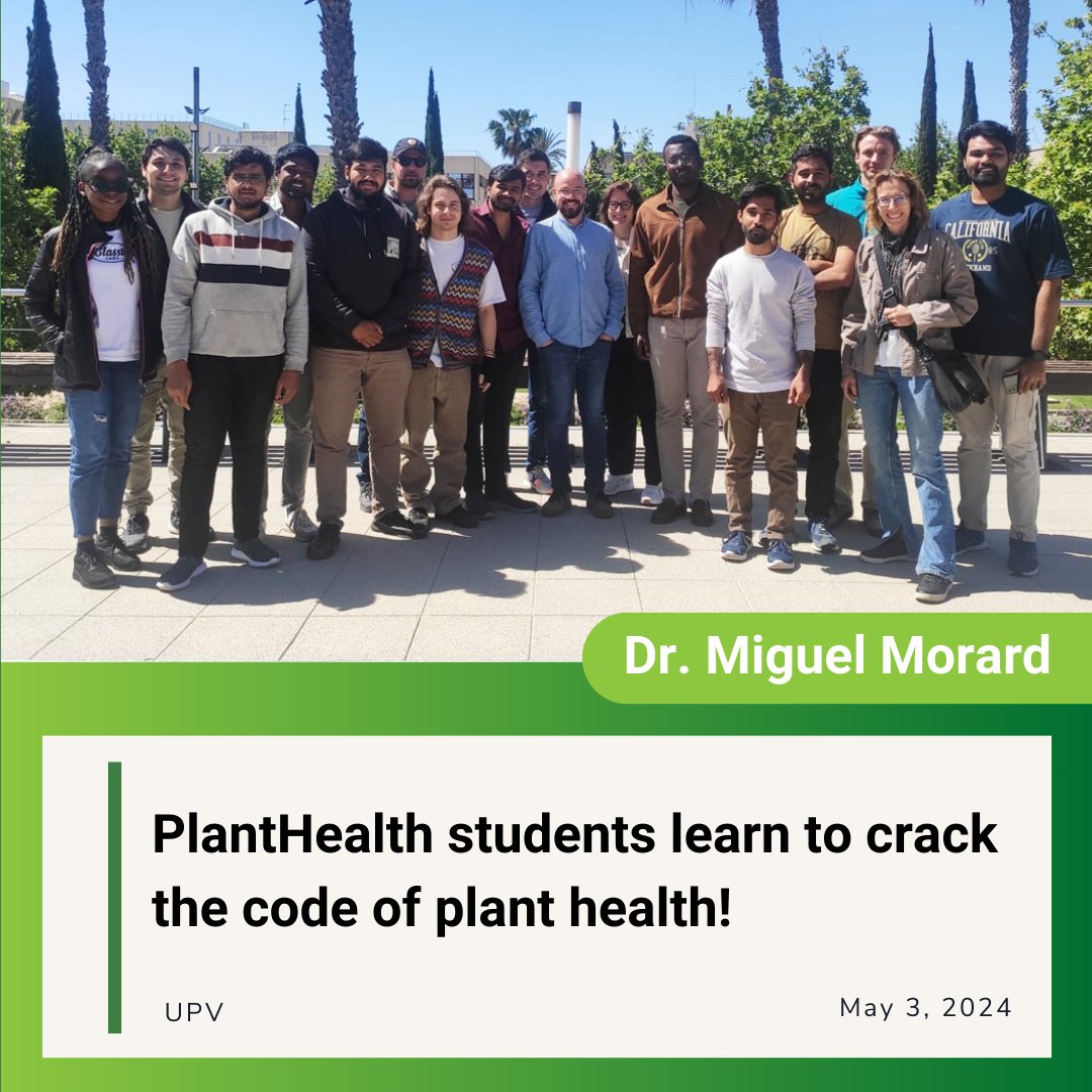 MScPlantHealth's tweet image. On May 3rd, we had the privilege of hosting @Miguel_MoPe  for an enlightening seminar on the practical application of bioinformatics and high-throughput sequencing in plant health and genetics. 
🌟🔭
#recentgraduates #globalchanguemakers #europeanmaster #planthealth