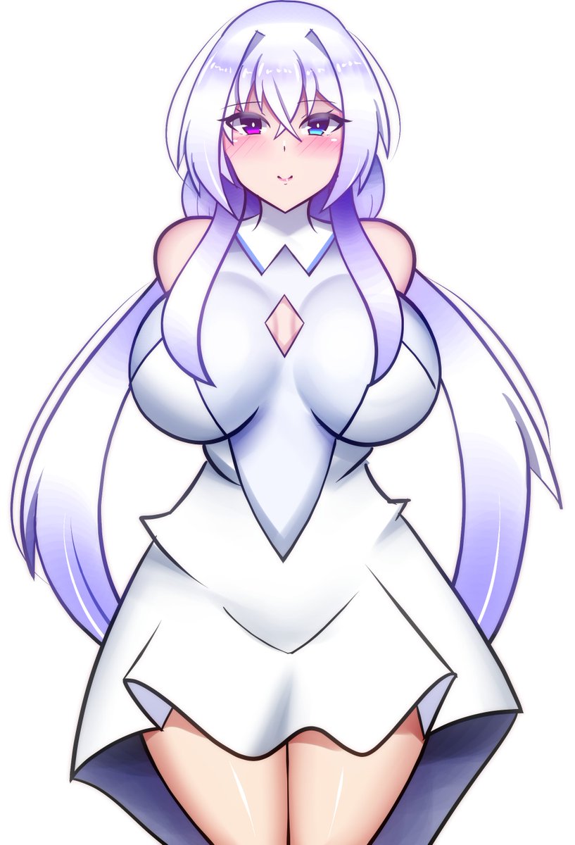 うちの子新ヒロインのフィーナちゃんを描きました(*ノωノ)
御清楚プリンセス!!!!! 