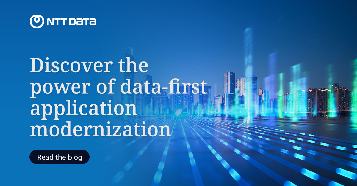 NTT_DATA_NA's tweet photo. Unlock the power of data-first application modernization. Learn how strategic architectural improvements can future-proof your business and drive innovation: https://t.co/5vpxasINNK https://t.co/ohoeZl43tb