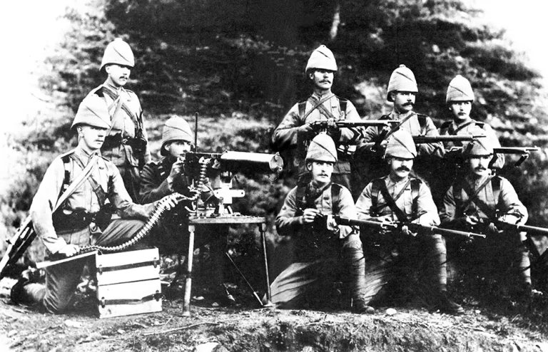 Machine Gun — How Hiram Maxim’s Deadly Invention Changed History “If you want to make a pile of money, invent something that will enable these Europeans to cut each other’s throats with greater facility,” Maxim said. militaryhistorynow.com/2017/10/24/mac…