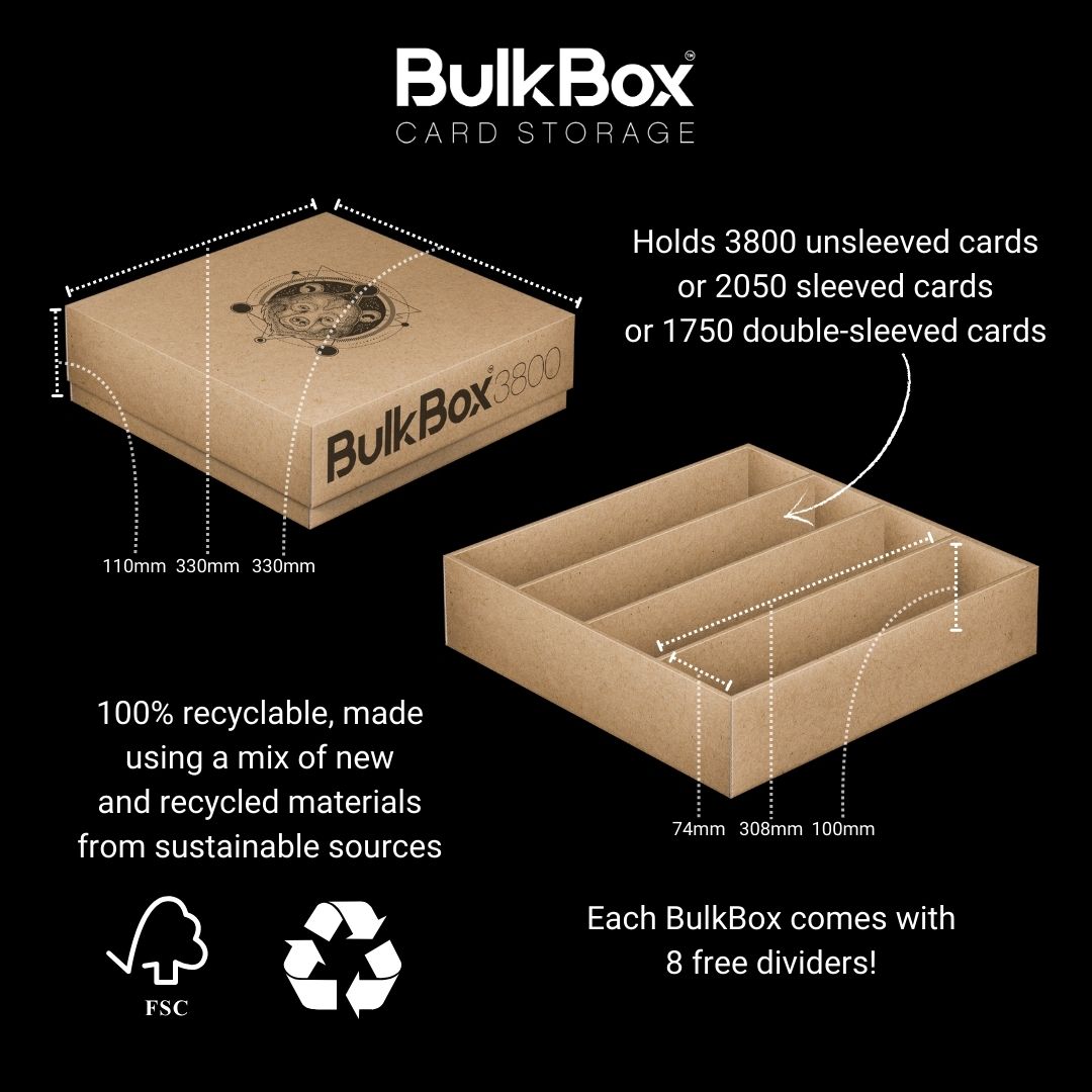 BulkBox_Storage's tweet photo. what fits in a BulkBox 3800? check out our specs!
-
-
#BulkBox #BulkBoxCardStorage #BoxwiththeBear #TCGaccessories #madeinUK #ukdesign #100percentrecyclable #sustainablysourced #sustainablymade #fsccertified #tcgcollector #tcgplayer https://t.co/gaJVmfepzK
