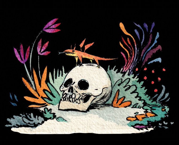 「skull」 illustration images(Latest｜RT&Fav:50)