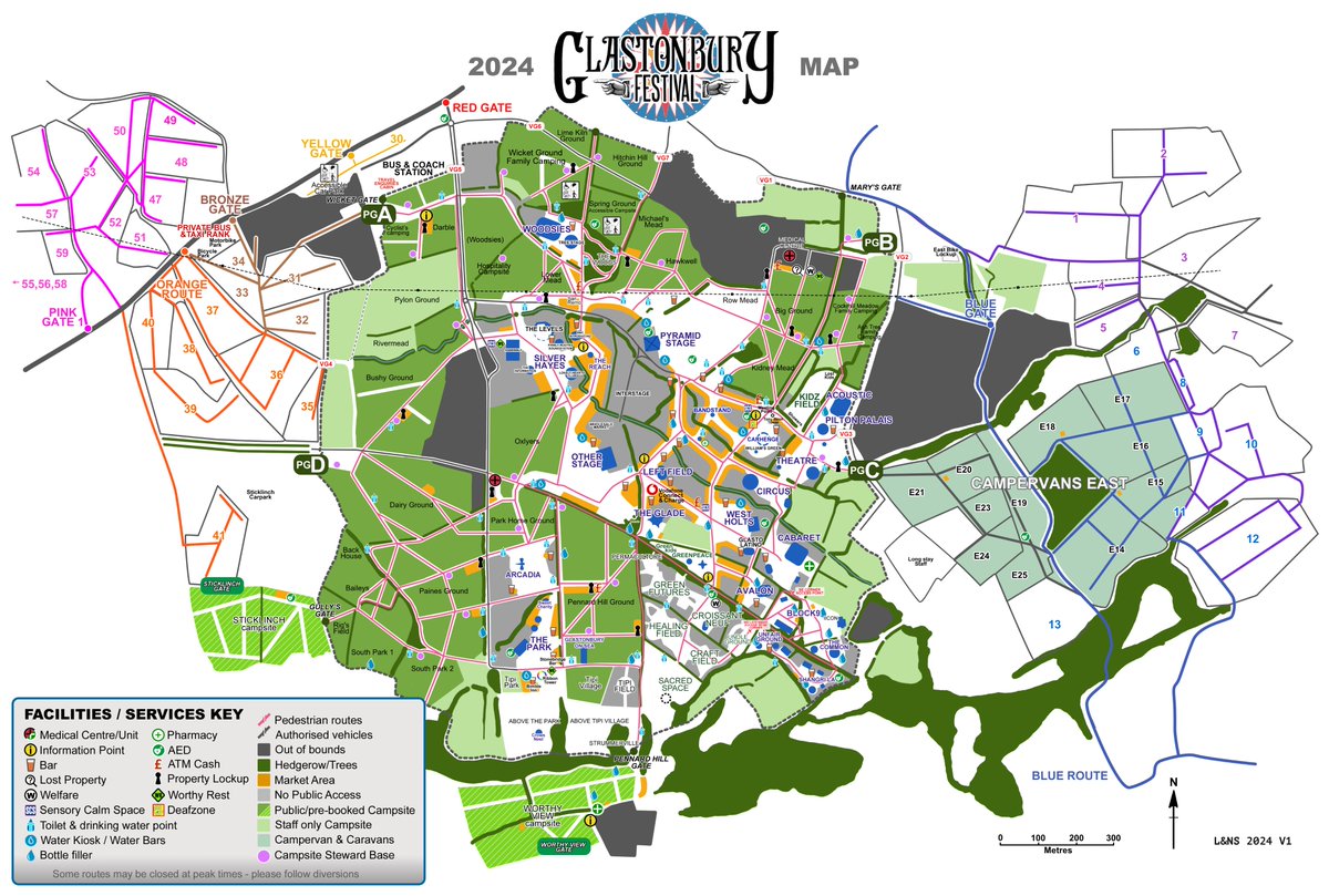 GlastoFestFeed's tweet photo. Glastonbury 2024 MAP! 🗺👀 https://t.co/Psfr6mpv1x