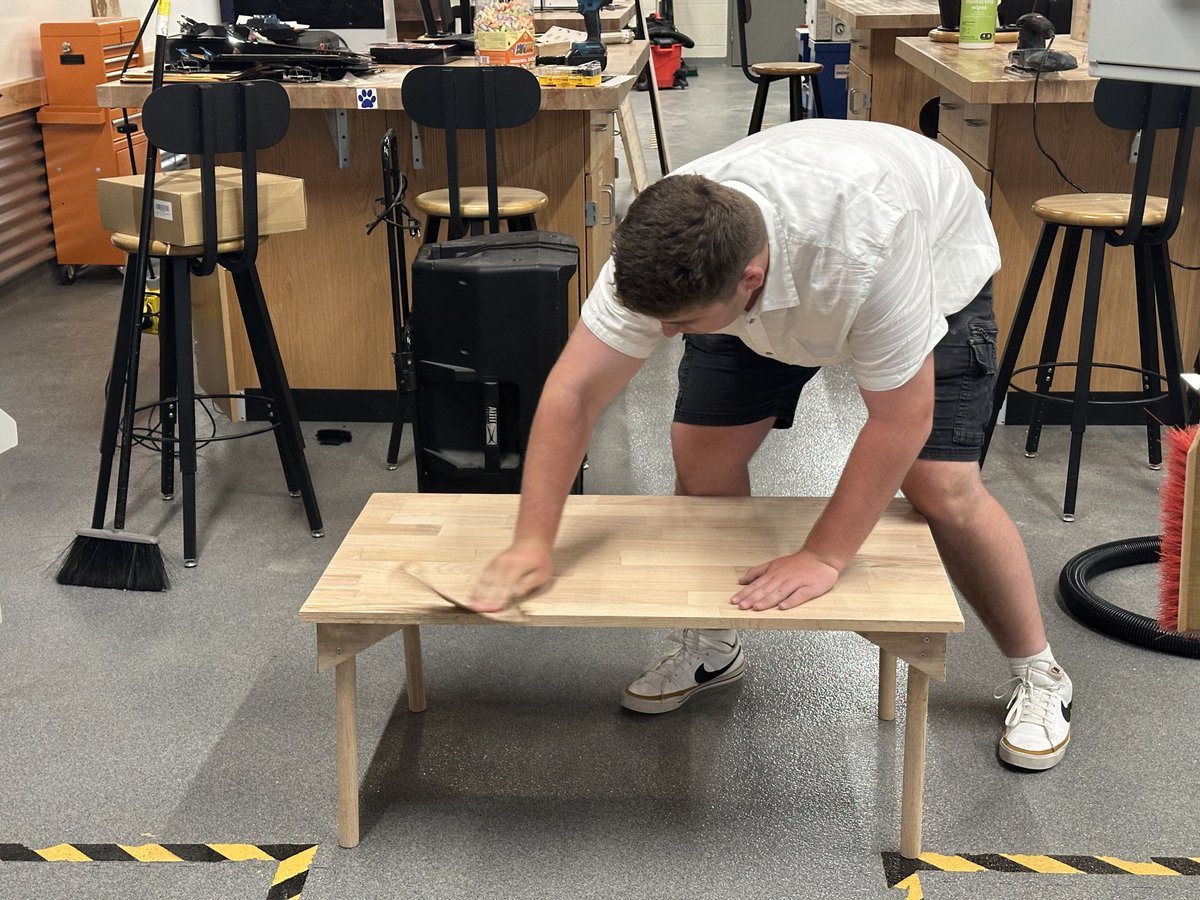 WHS PLTW Introduction to Manufacturing Class. Congratulations Logan! State champion fisherman and master craftsman!