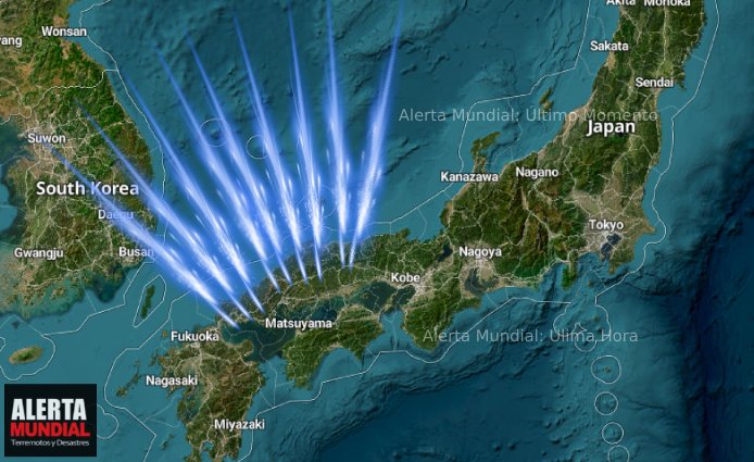 ⚠️ Nueve rayos de luz misteriosos descendieron repentinamente del cielo nocturno en Tottori, Japón.. Soguen cayendo!! visto por mas de 20 millones de personas.. en imagenes! 👉👉 alertamundialinfo.com/2024/05/23/nue…