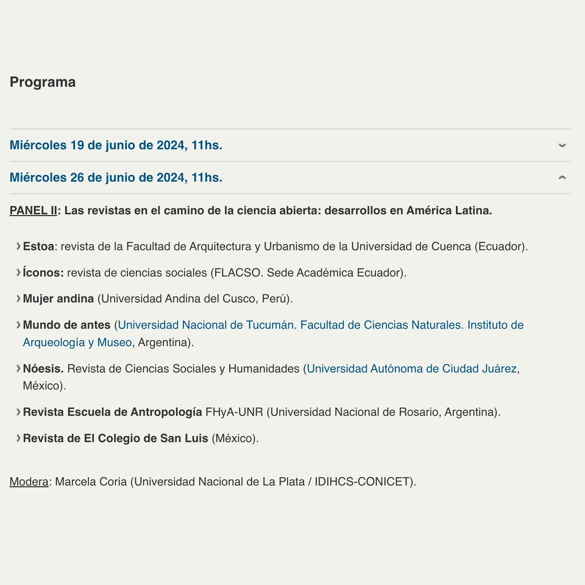 RevistaEstoa's tweet photo. En la VIII Jornada de #LatinRev hablaremos sobre "Revista Estoa: la comunicación científica de impacto global como bien público".
🗓️26 de junio
🕛 11 hs 🇦🇷, 9 hs 🇪🇨
📍Modalidad a distancia, actividad abierta y gratuita
🔗https://t.co/gRGXUUpZWg ¡Participa, nos vemos en LatinREV! https://t.co/rBrq4iEAyk