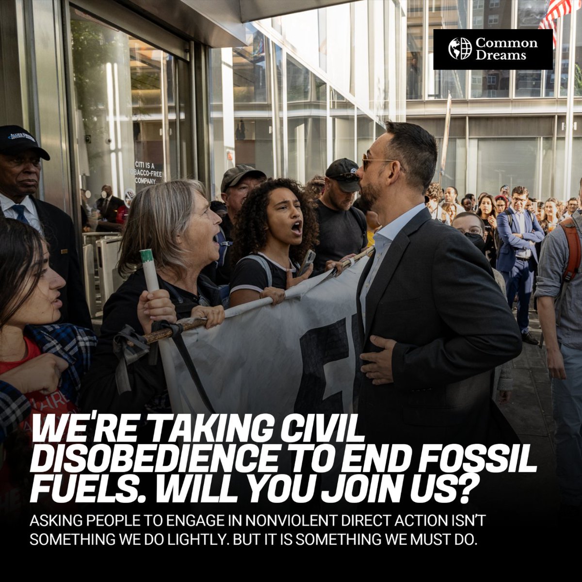 'This summer, we are asking thousands of people to join us in engaging in nonviolent civil disobedience.'
 
#SummerofHeat #EndFossilFuels

🔗commondreams.org/opinion/we-re-…