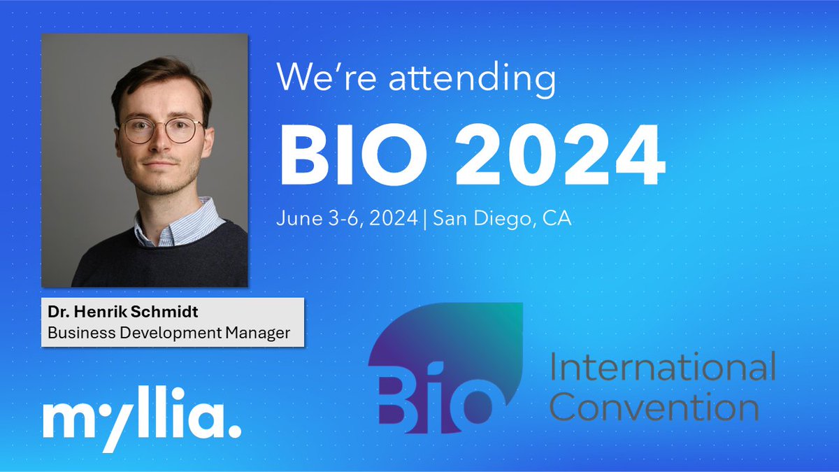 Myllia Biotechnology (@mylliabio) on Twitter photo 🚀 Exciting times ahead! <a href="/MylliaBio/">Myllia Biotechnology</a> is headed to #BIO2024 in San Diego! Looking forward to connecting with top #biotech and #pharma companies to drive innovation in target discovery. #crispr #research 🚀 Exciting times ahead! <a href="/MylliaBio/">Myllia Biotechnology</a> is headed to #BIO2024 in San Diego! Looking forward to connecting with top #biotech and #pharma companies to drive innovation in target discovery. #crispr #research