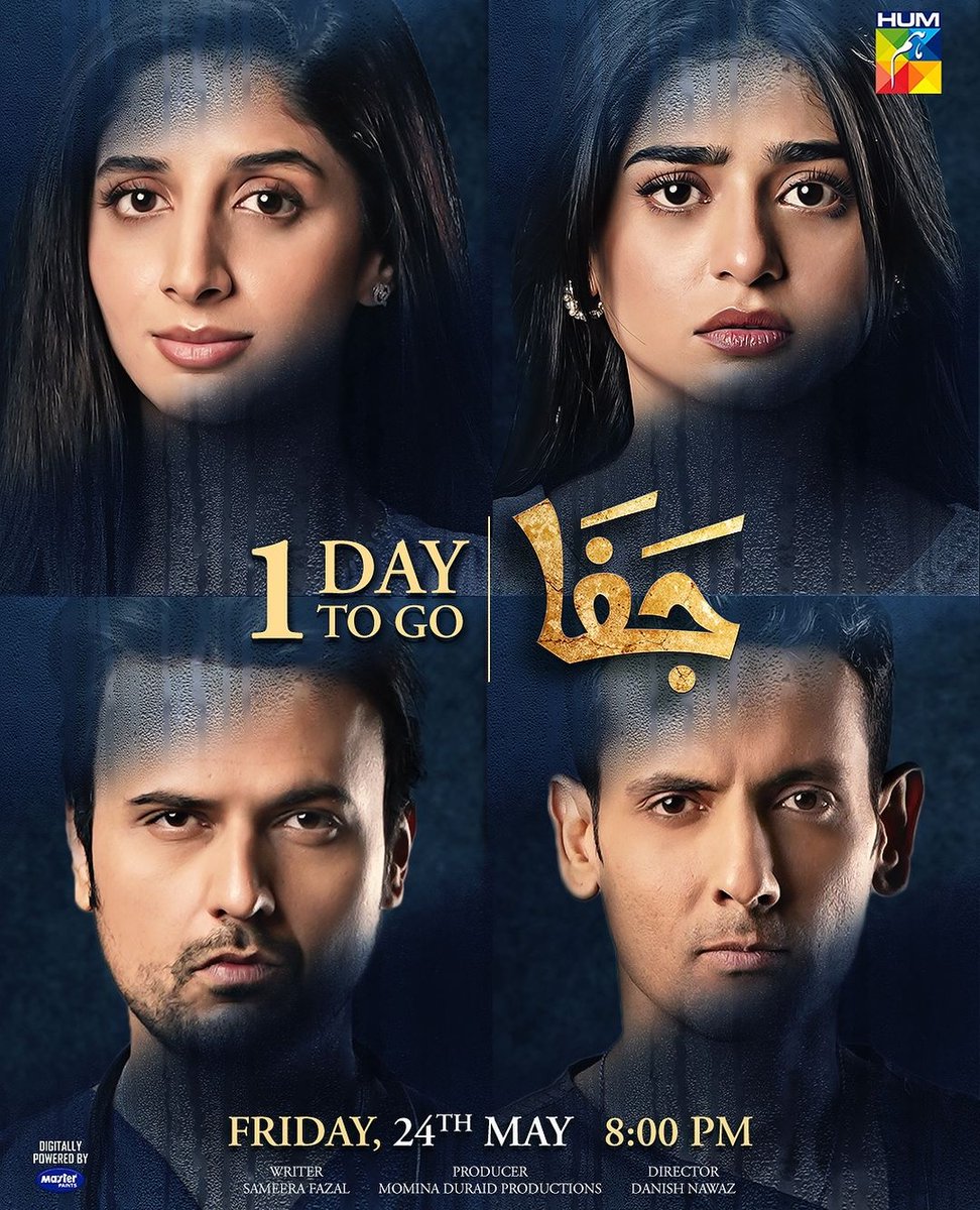 Oh yayyy, just one more day to go in #Jafaa 🫡🤌🏻 #SeharKhan #MawraHussain #MohibMirza #UsmanMukhtar