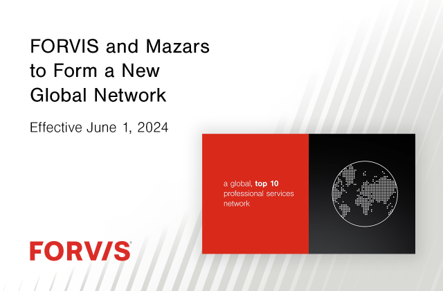 AprilLArnold's tweet photo. Effective June 1, 2024, operating under the brand name ‘Forvis Mazars’, we will have the scale, capacity, and coverage to support our clients worldwide and offer outstanding career opportunities for our people. Here’s a sneak peek: https://t.co/HDJPeWSRla https://t.co/ahHOPUVdr4