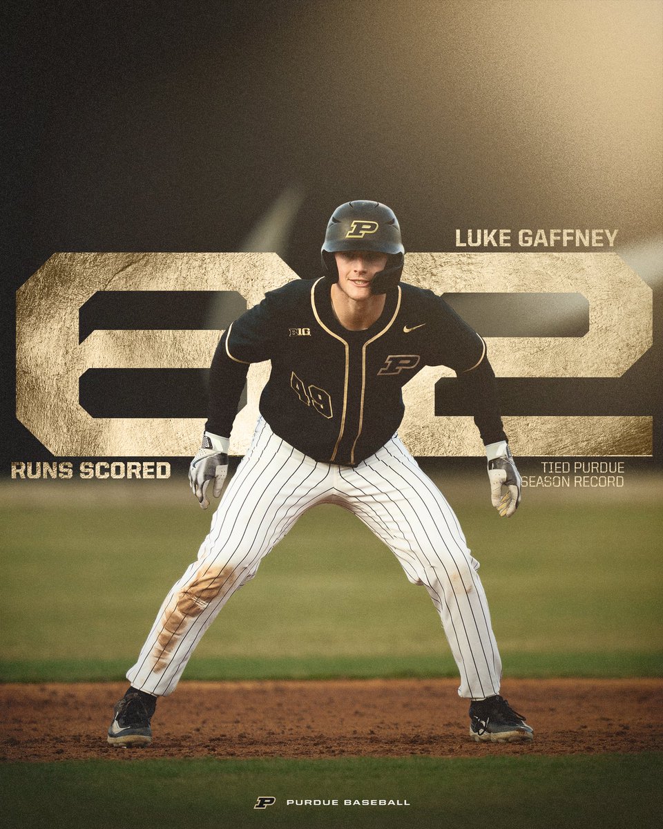 PurdueBaseball's tweet photo. 2 more benchmarks from a record-setting season for the 2024 Boilermakers. #BoilerUp https://t.co/BH8t6hqjyQ
