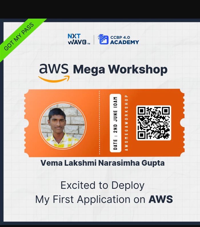 There is no doubt that I am very excited when I receive my pass to Mega Workshop pass from Nxtwave, it is a very cheerful and wonderful achievement for me.
#nxtwave #ccbp #ccbian #nxtwaveacademy
#podcast
#megaworkshop #workshop
