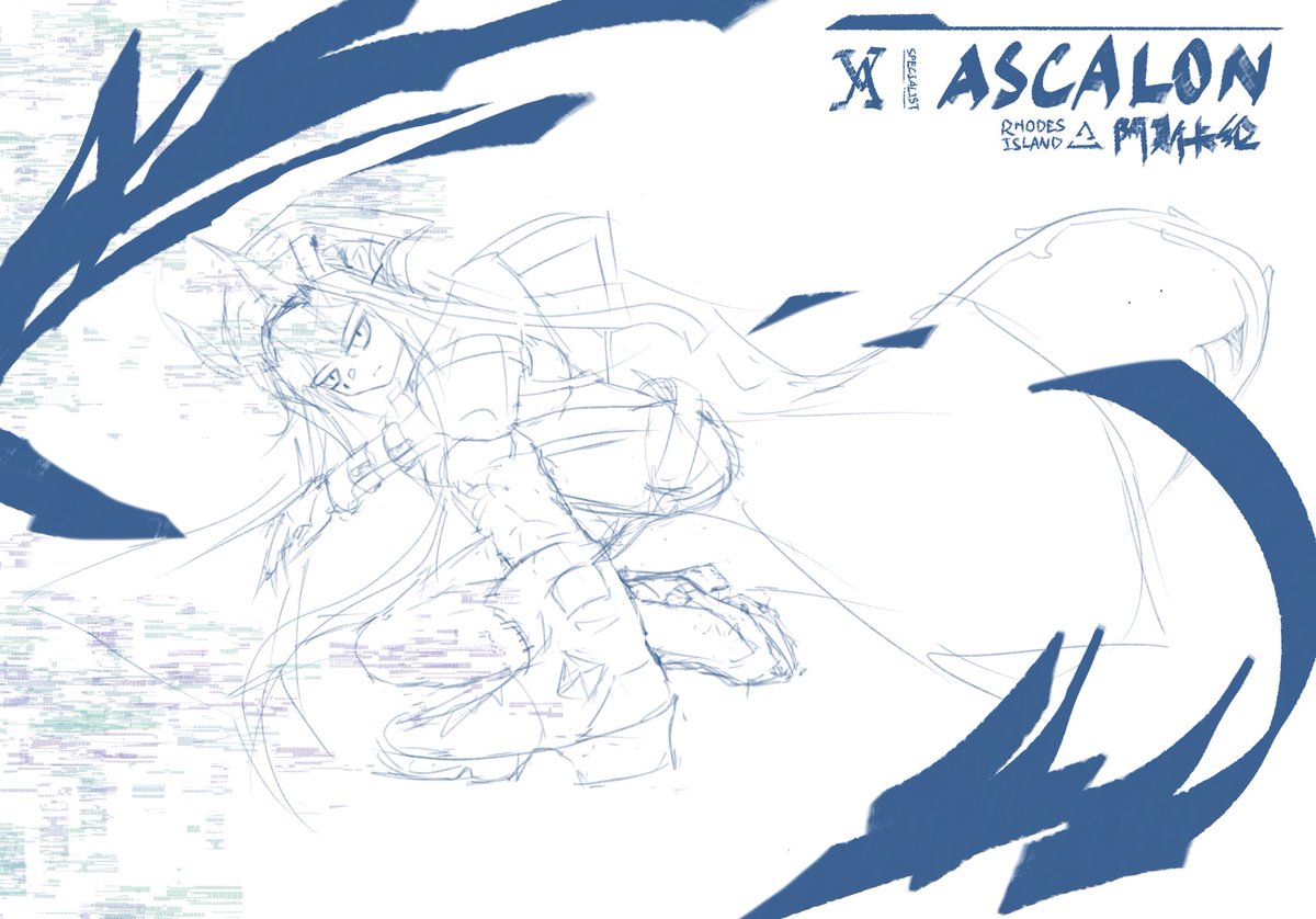 Crystagatha's tweet image. アスカロン　rkgk
#Arknights  #アークナイツ  #ascalon