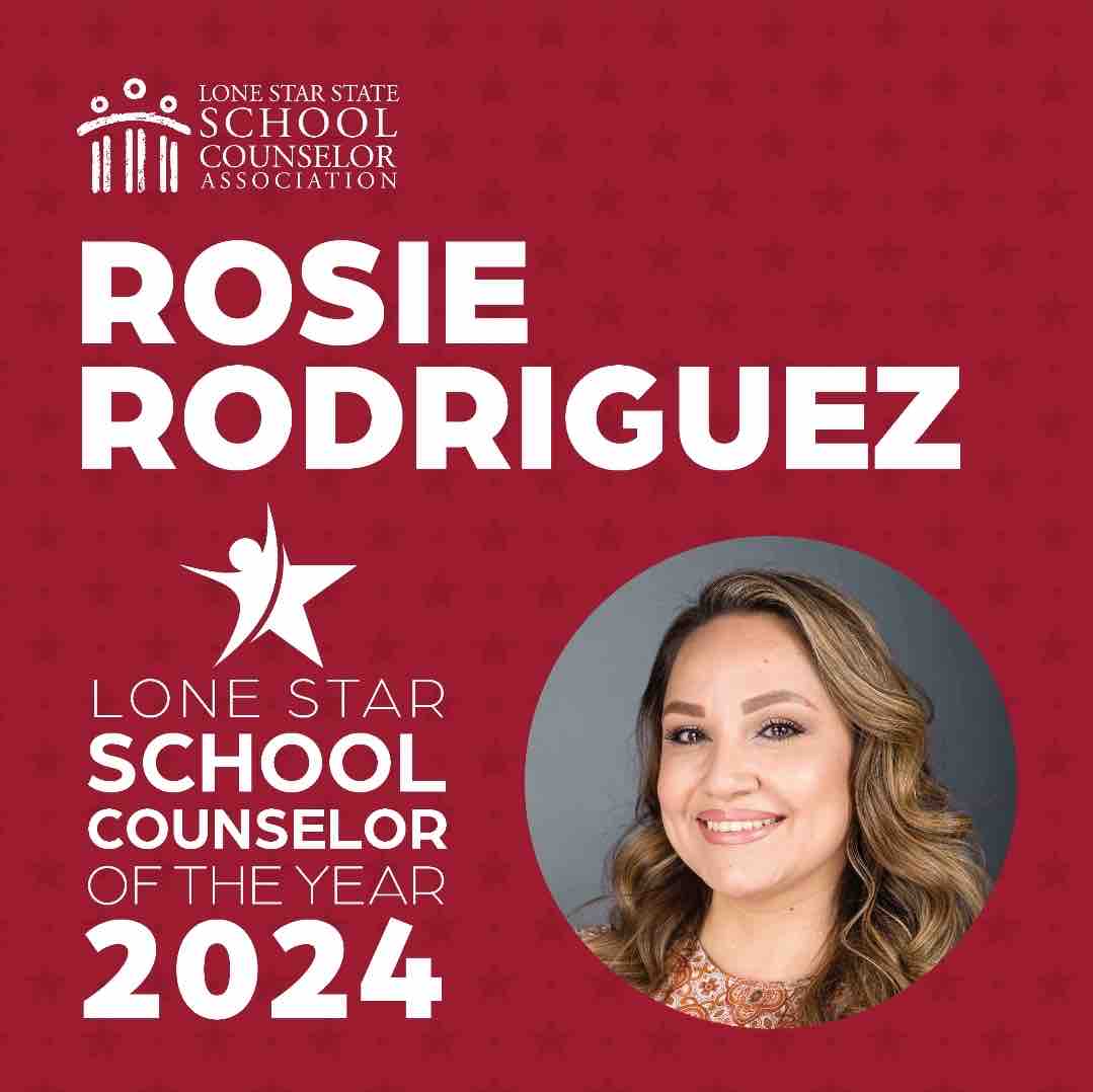 TEXAS! Our 2024 Texas School Counselor of the Year has been named! Congratulations to School Counselor Rosie Rodriguez! We are beyond proud of your passion and dedication to our profession! Shine on Rosie! 🎉🎉❤️❤️
