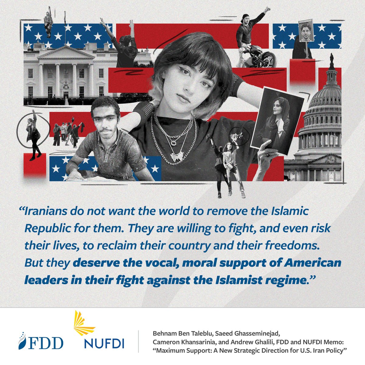 How can Americans support the Iranian people as they fight to remove the Islamist regime? Behnam Ben Taleblu, @SGhasseminejad, @AndrewGhalili, @khansarinia break it down in the latest @FDD @NUFDIran Memo. Check it out here: fdd.org/analysis/2024/…