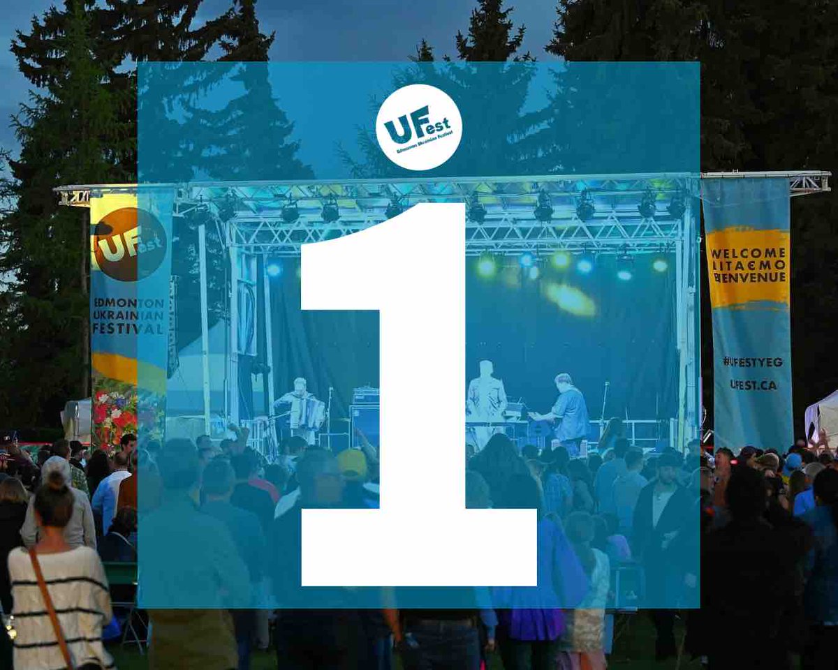 1️⃣ MORE DAY! 🎊 #UFestYEG is this weekend, and we couldn’t be more excited! До зустрічі на фестивалі 🤗 

#UFest2024 #UFest #yeg #yegevents #yegfestival #ukrainianfestival
