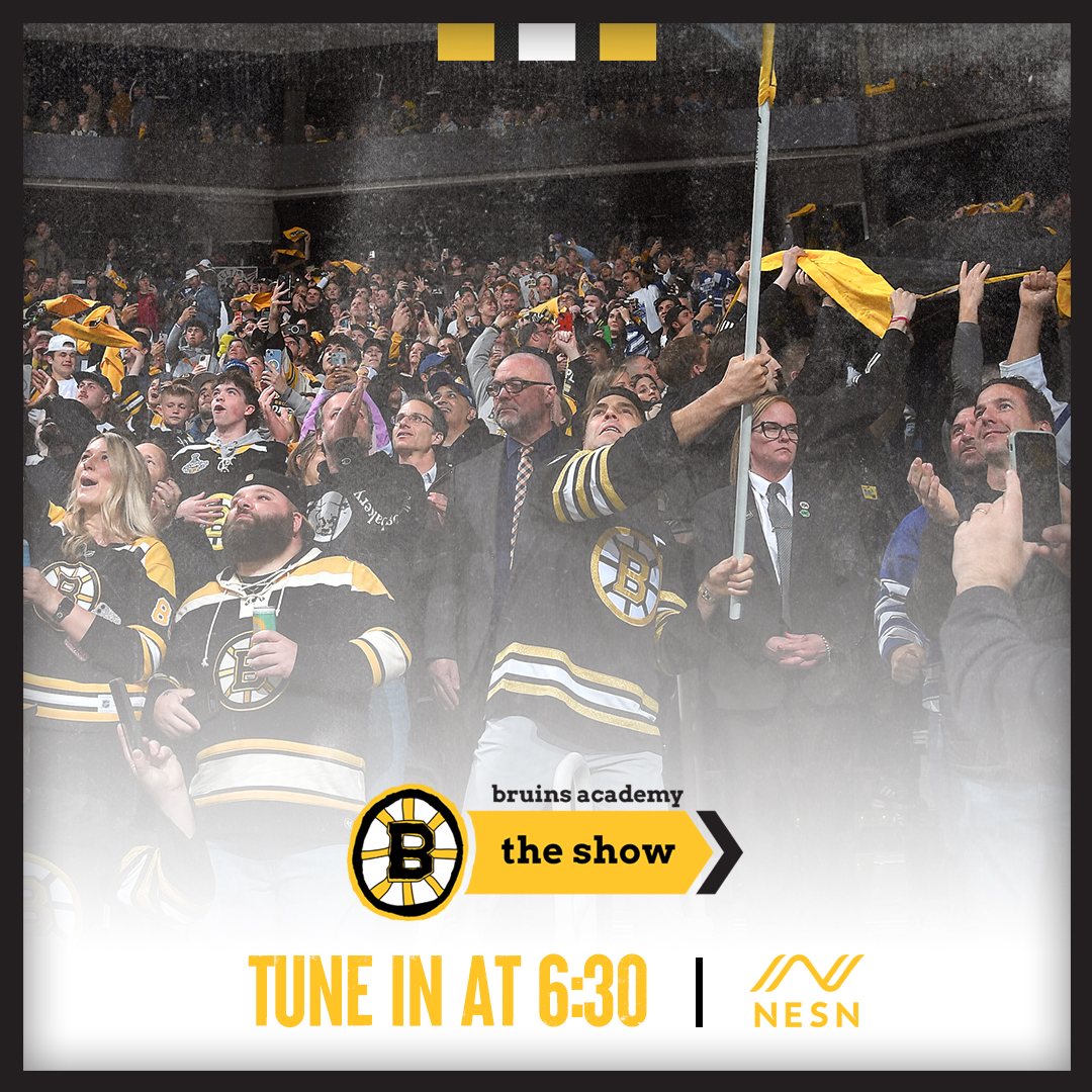 Tune in to an all-new episode of #BruinsAcademy tonight at 6:30 p.m. ET on @NESN!