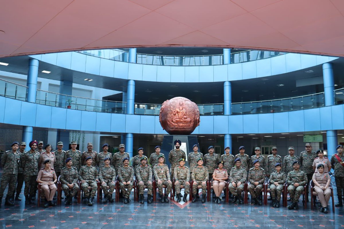 Lt Gen Arindam Chatterjee #DGMS (Army) visited the newly relocated #CommandHospital #Udhampur. With 650 beds and state-of-the-art, eco-friendly facilities, it stands as a beacon of advanced healthcare. He interacted with patients, praised the staff's professionalism,
