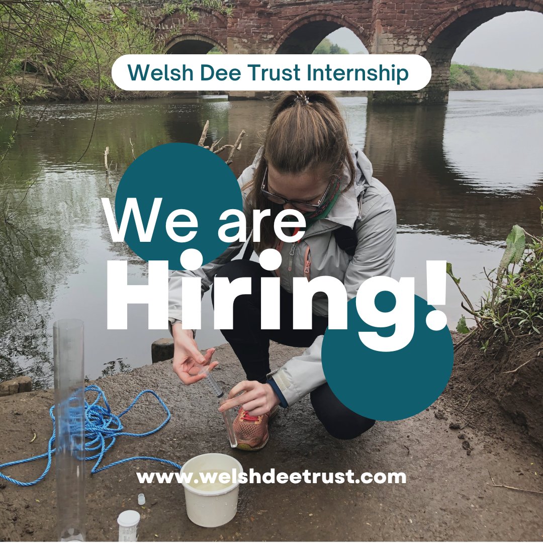 We’re hiring! 📢 *Closing date 9am 12th June* This role will support our It Shouldn’t Be In The Dee programme which aims to empower communities to care for their local water environment 💧🌿🐟 More info & how to apply: welshdeetrust.com/apply-for-our-…