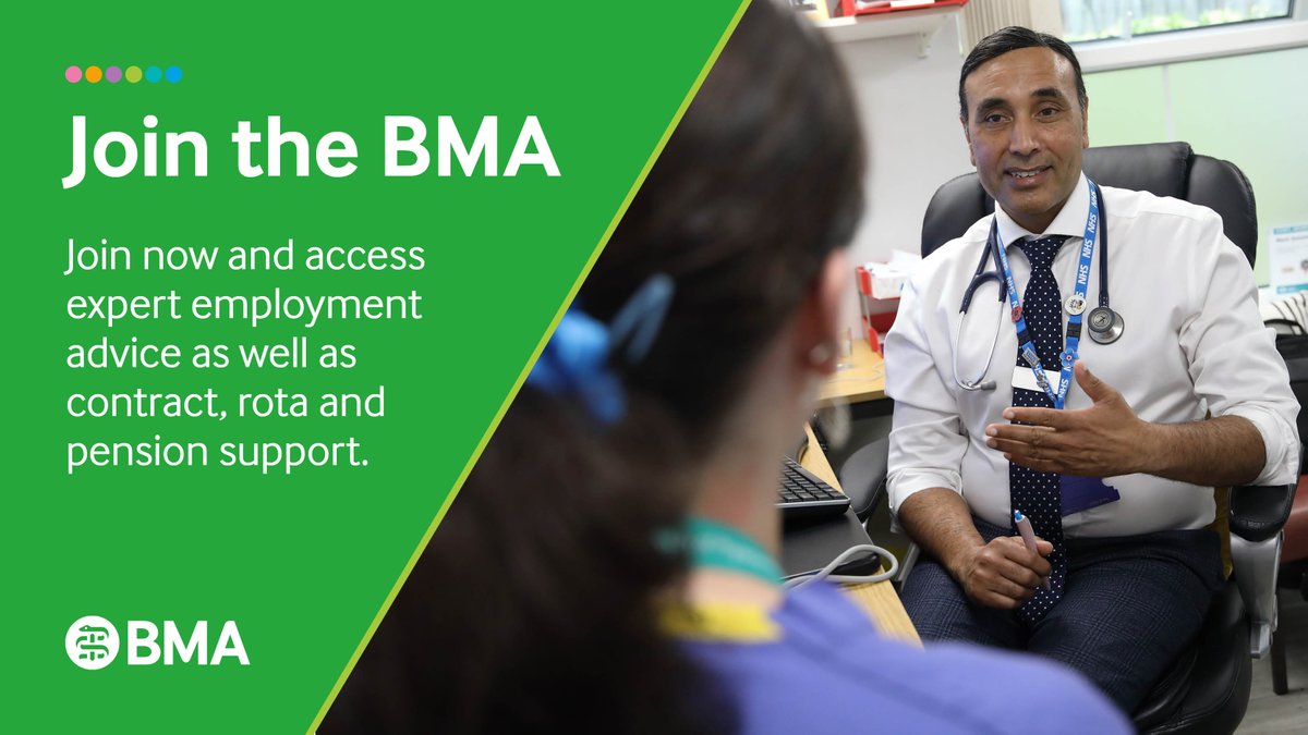 We look after doctors, so doctors can look after their patients. Join the BMA today. bma.org.uk/join?utm_sourc…