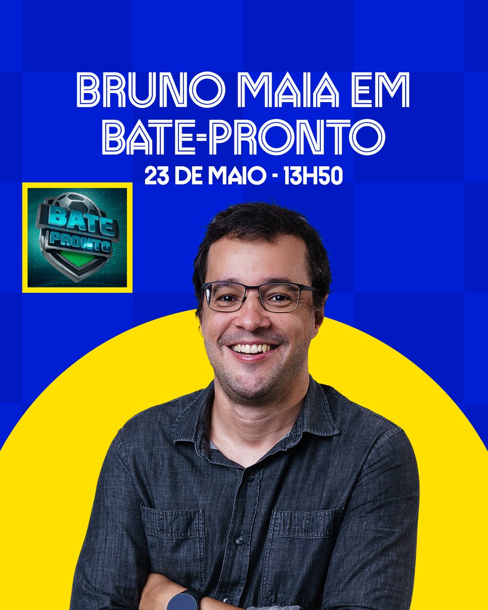 Série lançada, vou conversar com um monte de gente bacana, contar muita história de bastidores e da produção de "ROMÁRIO - O CARA", que estreou hoje na MAX (<a href="/StreamMaxBR/">HBO Max Brasil</a>)!

Hoje, 13h50, tem "BATE PRONTO" com o ídolo VAMPETA, @PedroMarques21, @FlavioPradojpgz e <a href="/Wanderley/">Wanderley Nogueira</a> Nogueira
