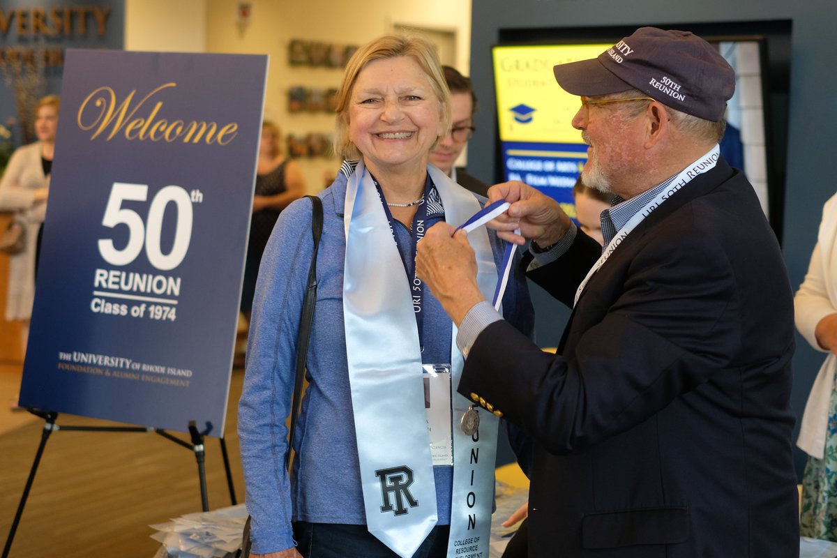 AlumniURI's tweet photo. Thrilled to welcome back the class of 1974 for their 50th reunion during commencement weekend! From tours around campus to celebrating the newest class of @universityofri alumniβfood, fun, and memories were shared by all! ππ
#URI2024 #RhodyGrad #GoRhody https://t.co/kzPZBH0RHC