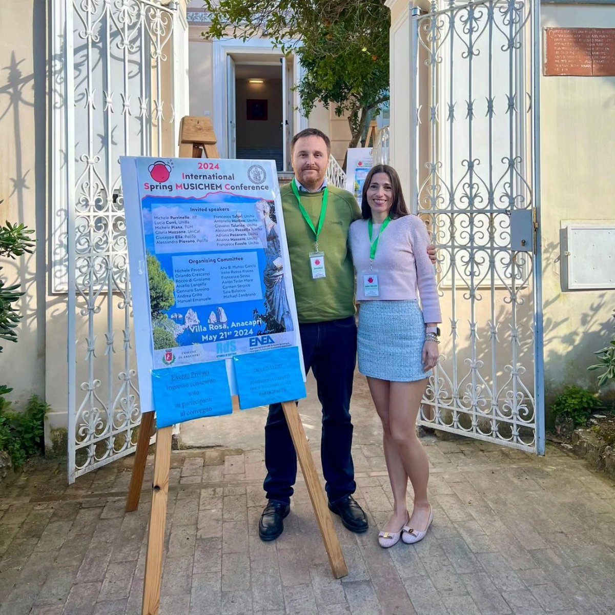 musichemlab's tweet photo. 👩🏻‍🔬⚛️We are deeply grateful to our friends and colleagues that also this year made the MUSICHEM #springretreat a wonderful experience for us all, with great discussion on different topics inspired by the natural beauty of the Island of #Capri! 🏝️

@anitachemwalker @quantumpeacock https://t.co/aZSRuFaecg