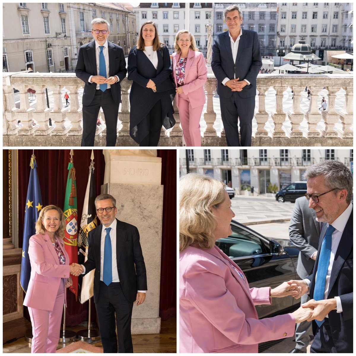 🇪🇺🇵🇹 Delighted to catch up with my dear Carlos @Moedas @CamaraLisboa. We had a very fruitful exchange on ongoing and future @EIB Group investments in #Lisbon, from flood prevention tunnels to urban regeneration, housing, schools and scaling up the flagship unicorn factory.