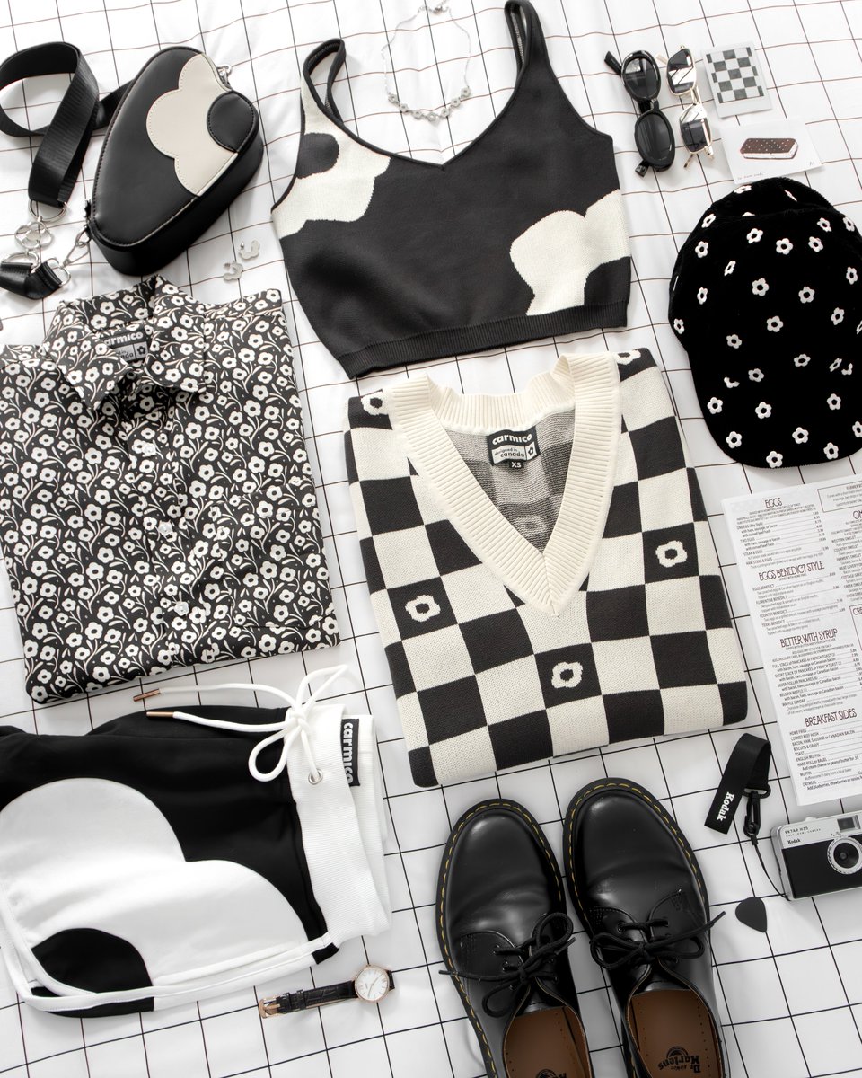 new flatlay pics are here so y'all get 'em too 🌿🏁✨ 