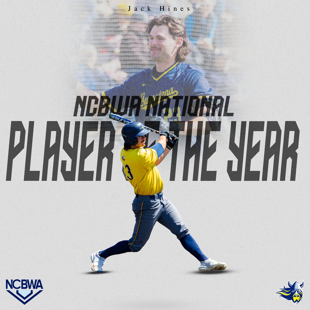 𝙊𝙛𝙛𝙞𝙘𝙞𝙖𝙡𝙡𝙮 the best player in the country 💪

Jack Hines is the 2024 NCBWA National Player of the Year ⚔️

#BuildingChampions