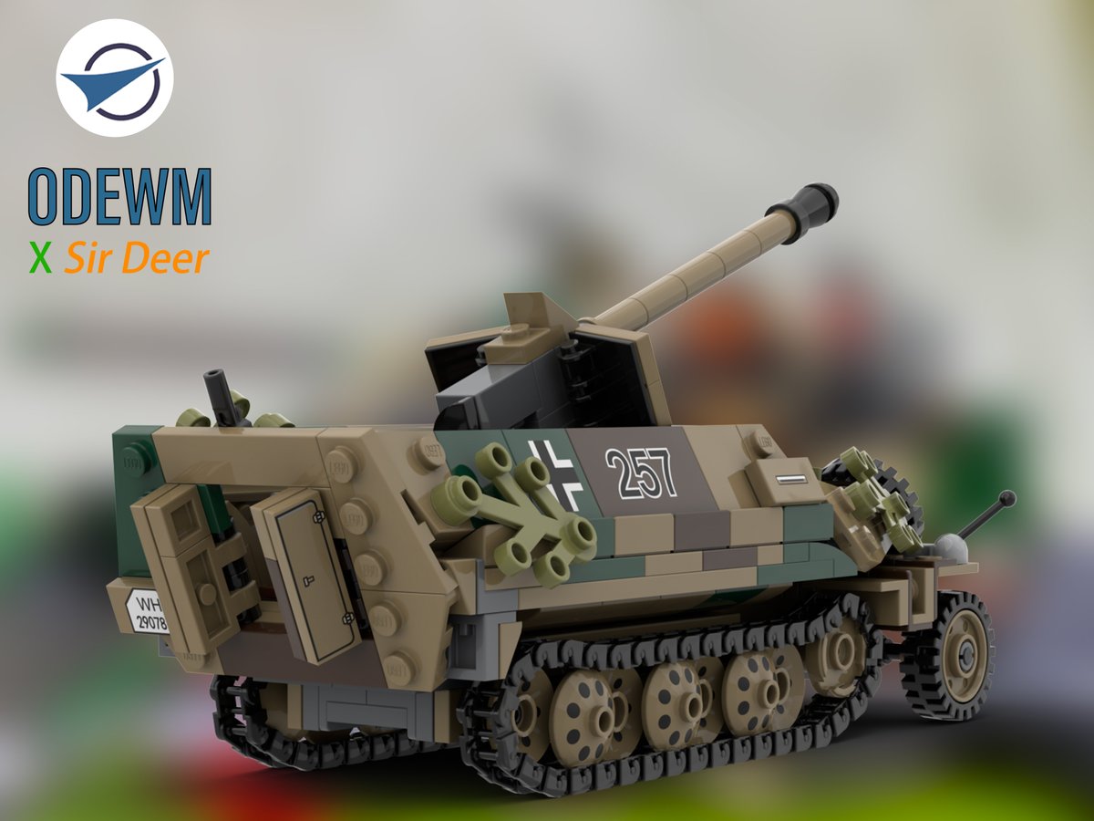 ODEWM2023's tweet photo. ODEWM
WW2 German Sd.Kfz. 251 D Half-Track MOC
Military Series PML003
#LEGO #Brickmania #BrickDesigners #ODEWM #Stonestudio #Armorbrick #brickveteran #thedefenderbrick #MOC https://t.co/HzvpllEvjD
