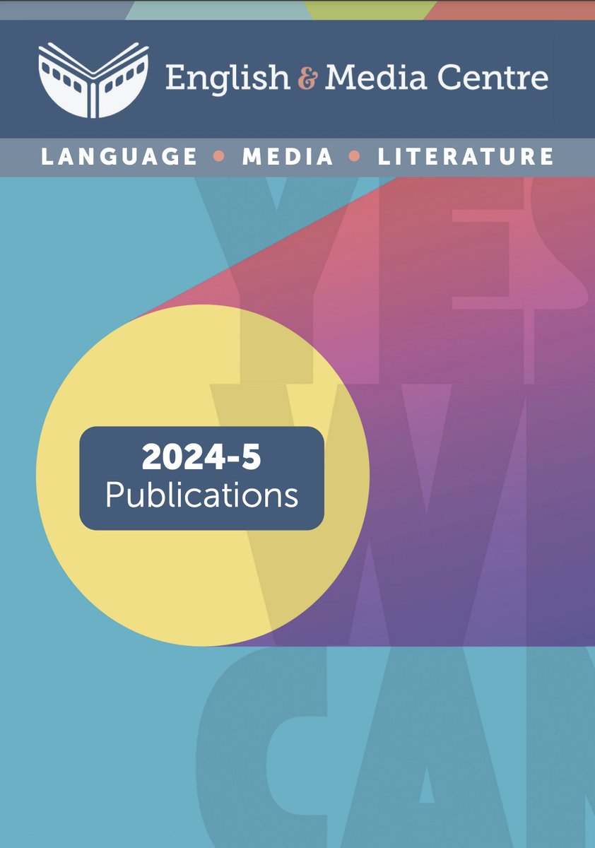 24/25 publications catalogue is on our website now, with paper copies in schools soon. Take a look at what would help to transform your curriculum englishandmedia.co.uk/media/6301/emc…