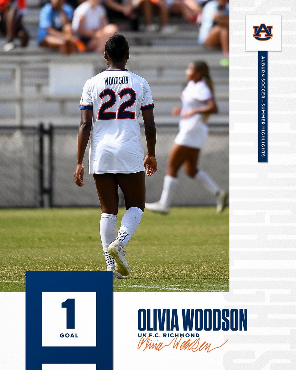 Summer is heating up and so is @oliviawoodson_ 🙂‍↔️🔥 #WarEagle