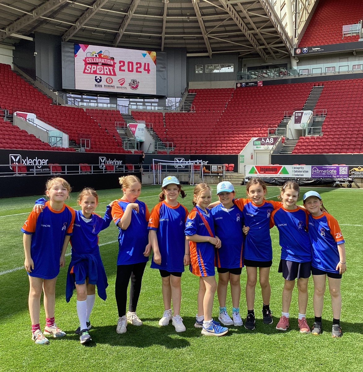 #northleaze4 had a brilliant time on Tuesday at @bristolsportfoundation 's Celebration of Sport Festival. They got to take part in gymnastics, basketball, dance, dodgeball, football and rugby! ⚽ 🏀 🏈