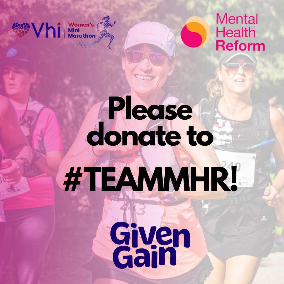 🏃‍♀️ We are thrilled to be a charity partner with @VhiWMM again this year. We're delighted to have nearly 20 women taking part in the event for #TeamMHR, and you can now donate and show your support for #TeamMHR! Please donate what you can 👇givengain.com/donate/cc/2829…