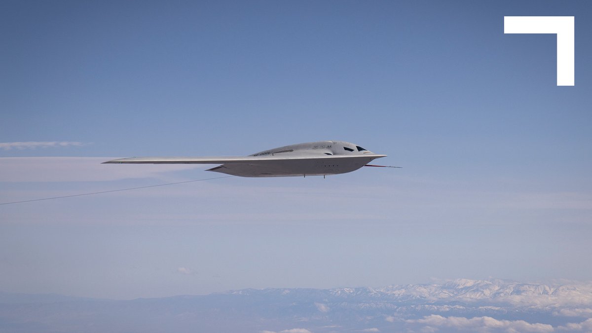 Northrop Grumman's #B21Raider is the first sixth-gen aircraft to reach the skies! We're proud to join our @usairforce partners in the execution of a robust flight test campaign led by a Combined Test Force out of Edwards Air Force Base in California. ms.spr.ly/6014YjVBp