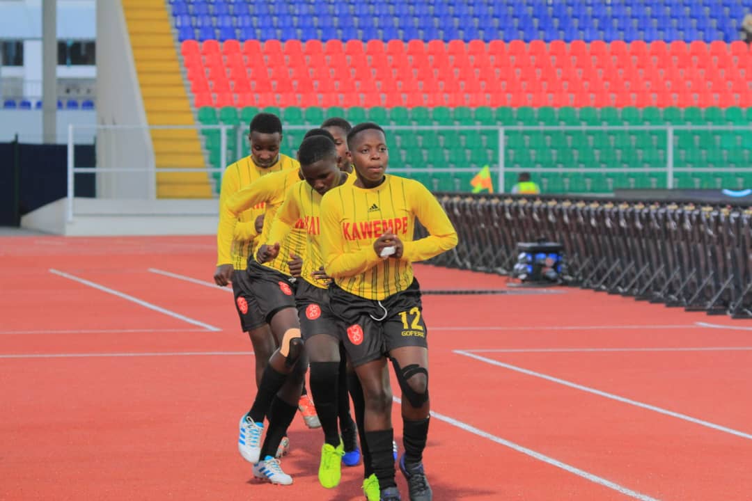 USSSAOnline's tweet photo. CAF African Schools Football Championship. || Semi Final Girls.
Warm ups done, kick off is imminent.
🔜 || Uganda(Kawempe Muslim Secondary School)Vs Morocco
#ASFC2024
#UGAMAR https://t.co/JEMcS7cM77