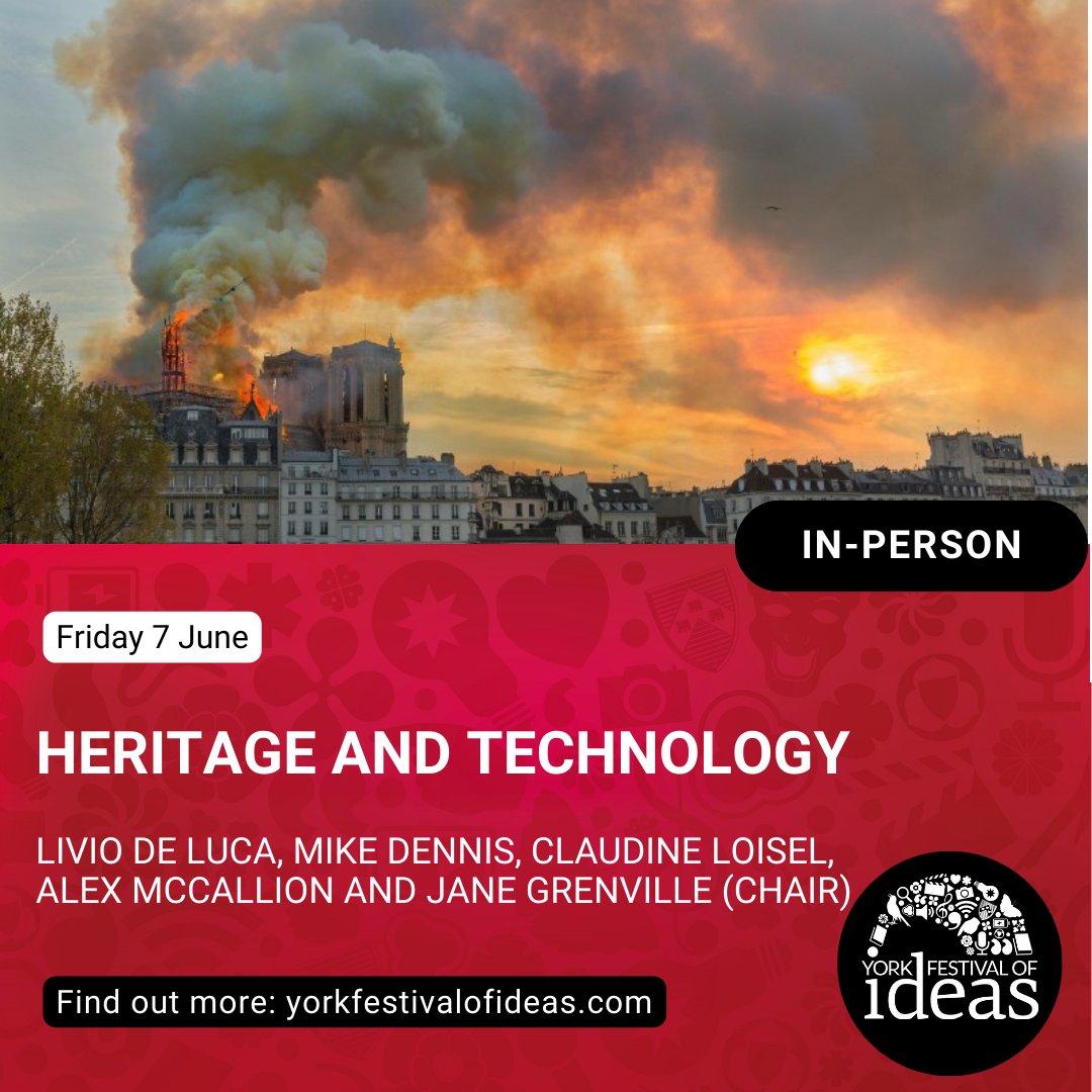 Following its renovation, the magnificent Notre Dame Cathedral reopens this year. Using this as our starting point, we reflect on how to preserve our heritage at an event presented in partnership with @FranceintheUK #YorkIdeas ow.ly/SV0w50RQOqi
