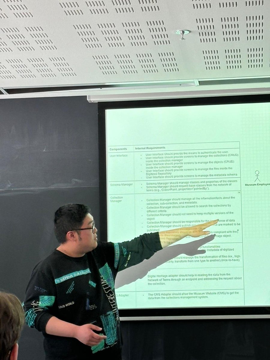 Very happy to attend the <a href="/ISAPSchool/">ISAPS</a> 2024 ( International Software Architecture PhD School) with my colleague Noman Ahmad  in Leiden. #ISAPS2024
Learn a lot during the case exercise and presentation! <a href="/UniOulu/">University of Oulu</a> <a href="/m3sOulu/">M3S Oulu</a> @m3s_cloud <a href="/davidetaibi/">Davide Taibi</a> <a href="/vale_lenarduzzi/">Valentina Lenarduzzi</a>