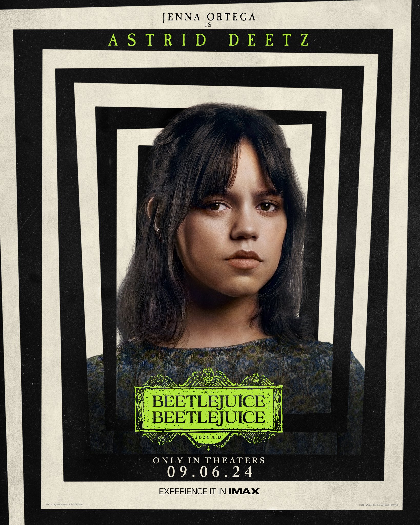 Beetlejuice Beetlejuice karakterposters 