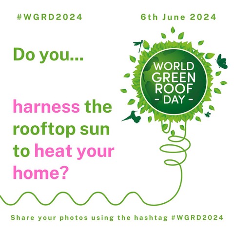 Imagine your rooftop as a thriving green space that boosts #biodiversity &amp; generates #cleanenergy! 🌱⚡

#Biosolar roofs blend green roofs &amp; solar panels, cutting urban heat, preventing floods, &amp; promoting local food production. Join the movement by using #WGRD2024! 🌍🌿
