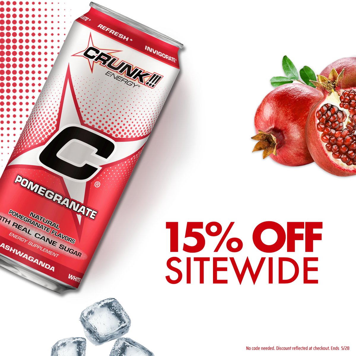 Invigorate your summer vibes with the juicy energizing flavors of CRUNK!!!
Enjoy 15% off all weekend long!
bit.ly/CRUNK15off