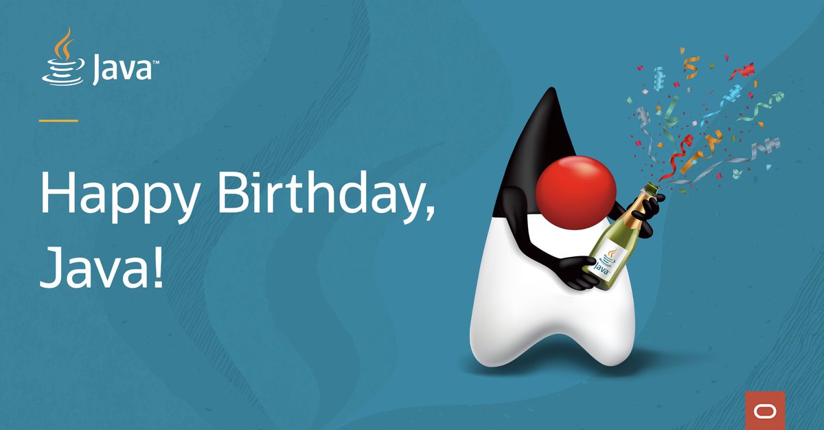 Happy Birthday, #Java! 29 years and going strong! How has @Java inspired you? #MovedByJava