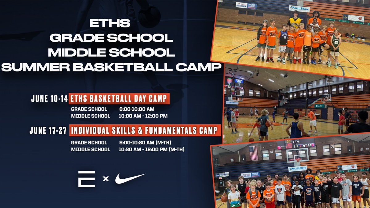 🌞 Exciting times ahead at Beardsley Gymnasium this summer!

Secure your spot early as spaces are filling up fast‼️

ℹ️ More info ➡️ tinyurl.com/SummerBBALLDet…

🔗 Register here ➡️ evanston.8to18.com

#CampSeason 🏀