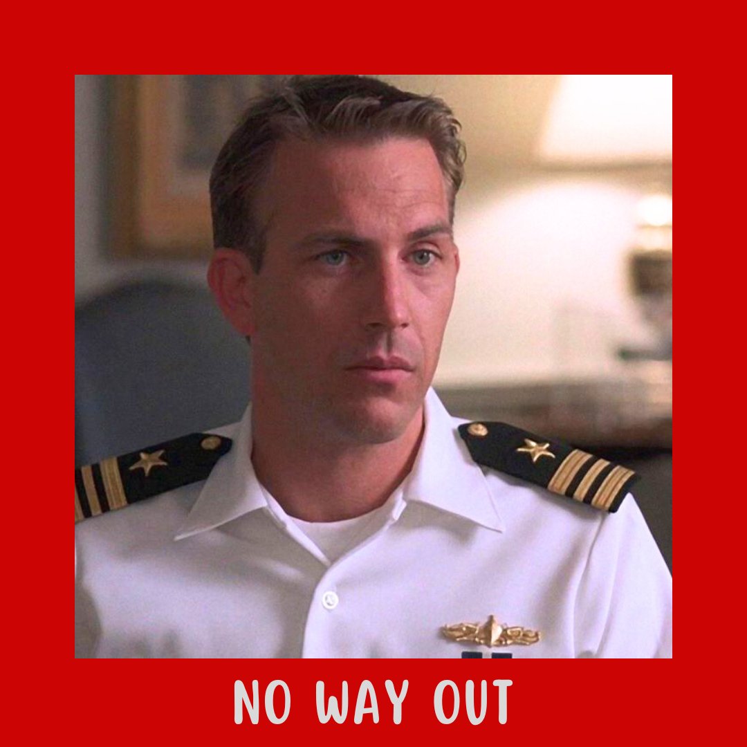 No Way Out (1987) is next on our list of military films of the '80s! #80smovies #movies #nowayout #memorialday #80sfilms #films