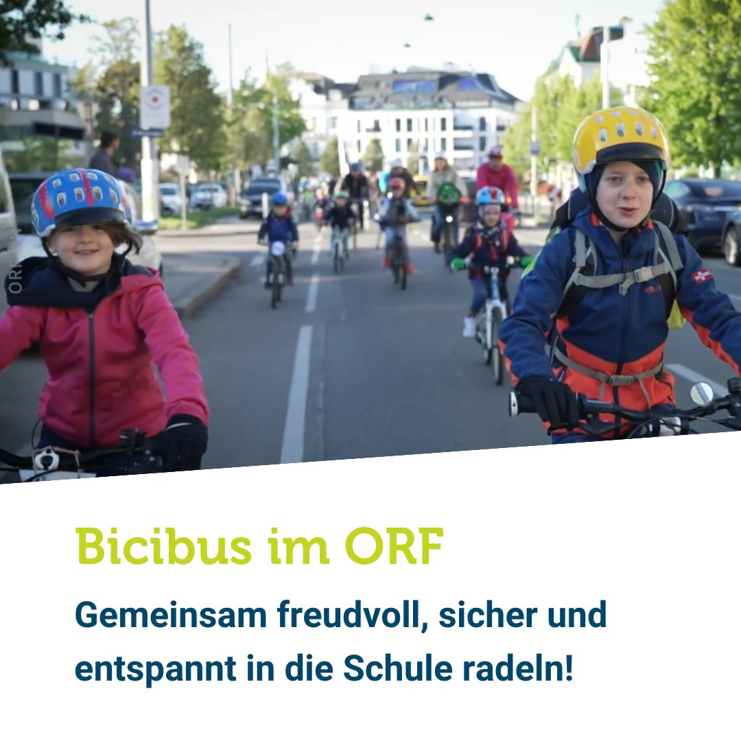 Seit März gibt es das wöchentliche ORF-Format "Rund ums Rad", in der aktuellen Folge haben wir über Vorrangsituationen gesprochen. Ebenfalls in der Sendung: Der #Bicibus, mit dem Kinder gemeinsam in die Schule radeln! Danke für die Einladung!