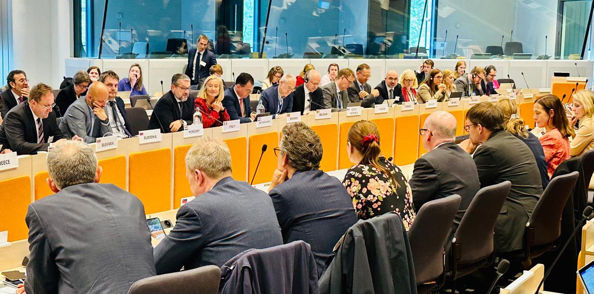 🇮🇹🇪🇺 Questo pomeriggio a #Bruxelles al “High-level meeting in anticipation of the Net-Zero Industry Act and the Net-Zero Europe Platform” 🔋 Puntiamo a rafforzare la capacità produttiva europea nel settore delle tecnologie zero emissioni e ad aumentare la resilienza delle catene