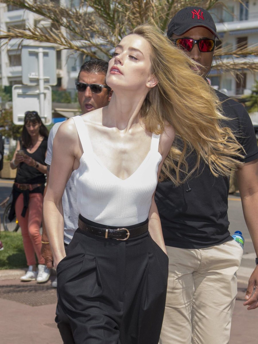 amber heard at the cannes film festival.