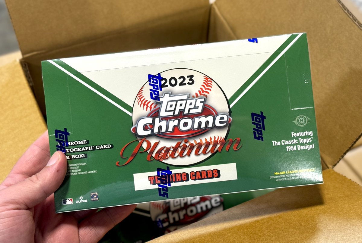 ⚾️ GIVEAWAY ⚾️

RETWEET, LIKE, &amp; FOLLOW <a href="/SCCTradingCards/">Steel City Collectibles</a> for your chance to win a 2023 Topps Chrome Platinum Anniversary Baseball Hobby Box!

Want extra chances to win? Get one additional entry for each friend you tag (they must be following you)!

<a href="/Topps/">Topps</a> #Topps #Baseball