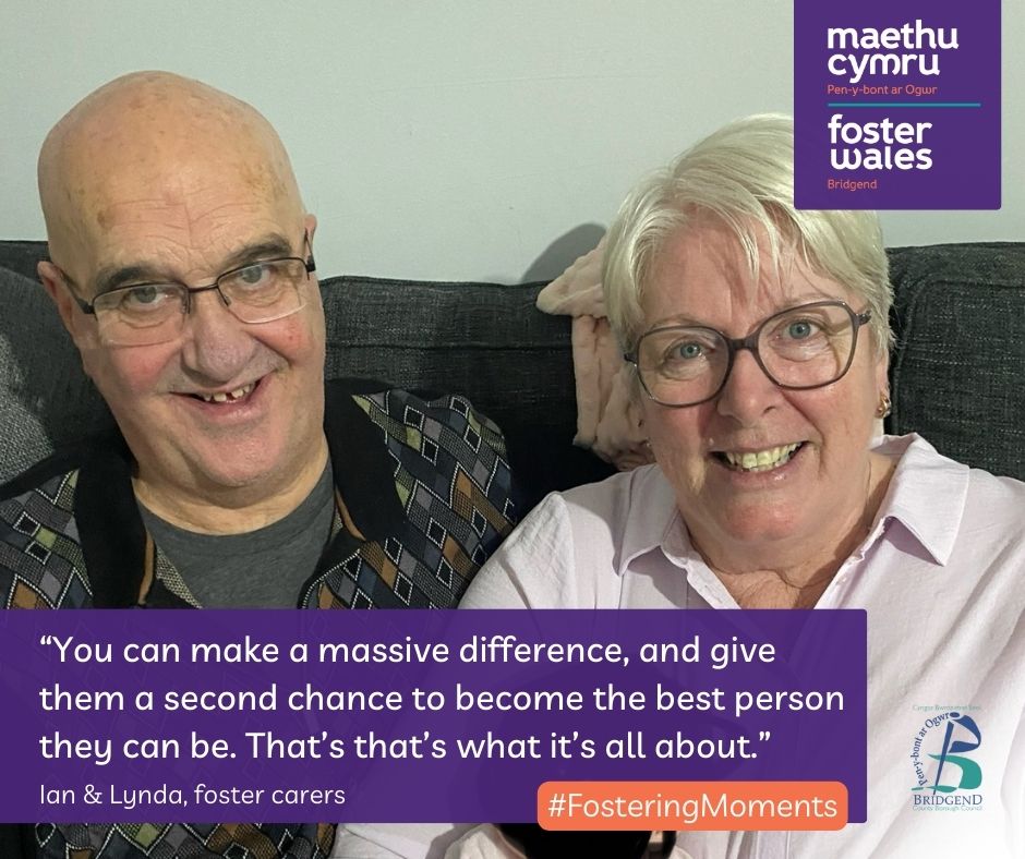 #FosteringMoments
“You can make a massive difference in the young person’s life, and give them a second chance to become the best person they can be. That’s what it’s all about.” Ian & Lynda bridgend.fosterwales.gov.wales
#FCF24